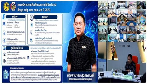 พช.ทุ่งตะโก ร่วมประชุมชี้แจงแนวทางการดำเนินการบริหารการจัดเก็บและใช้ประโยชน์ข้อมูล จปฐ. และ กชช.2ค ปี 2570